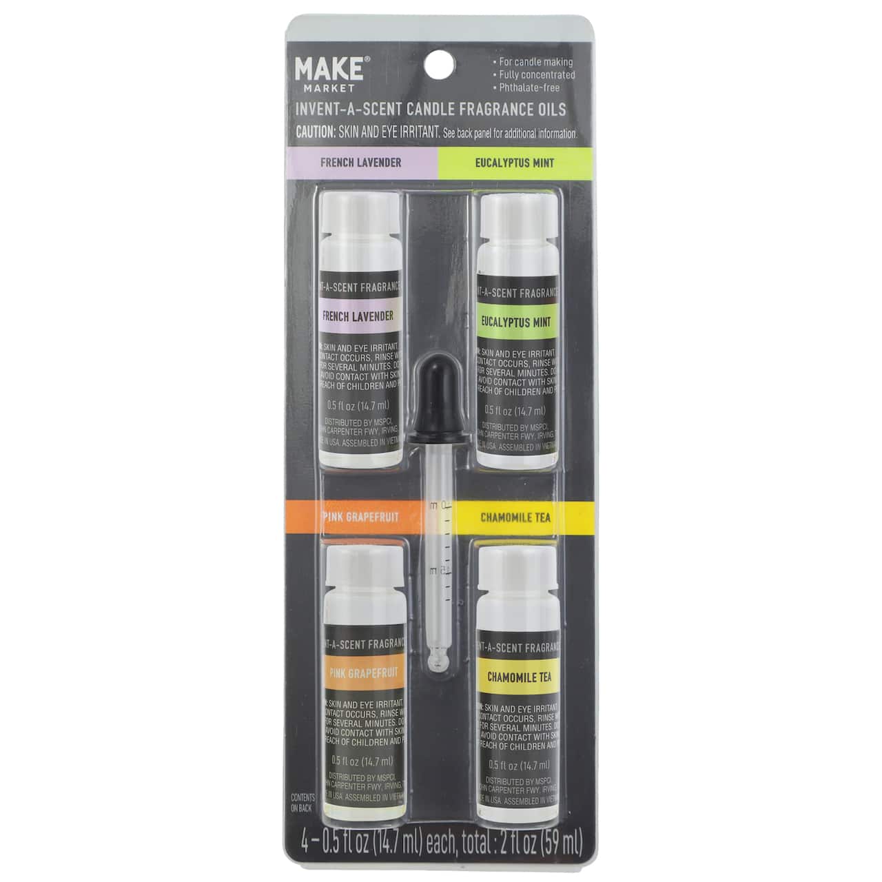 Ensemble d’huiles parfumées Spa Invent-a-Scent de Make Market